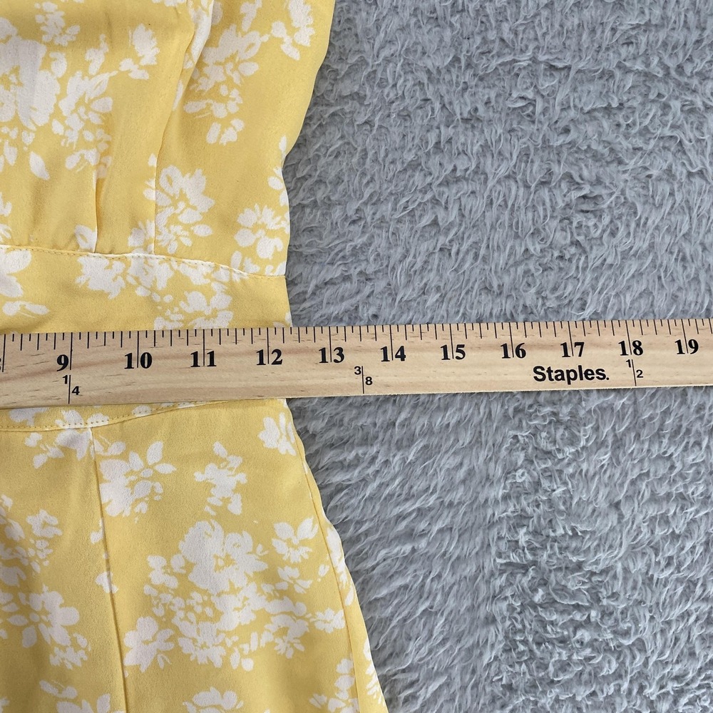 Abercrombie & Fitch Midi Dress Womens XS Floral Milkmaid Babydoll Sundress - Picture 10 of 16